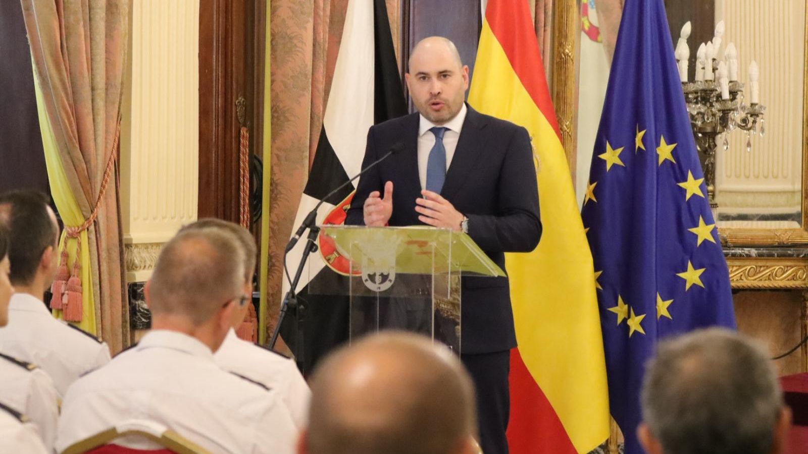 El delegado del Gobierno, Miguel Ángel Pérez Triano