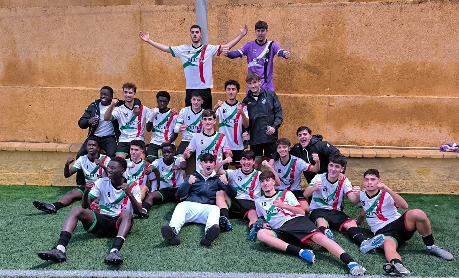 Celebración Sporting Atlético