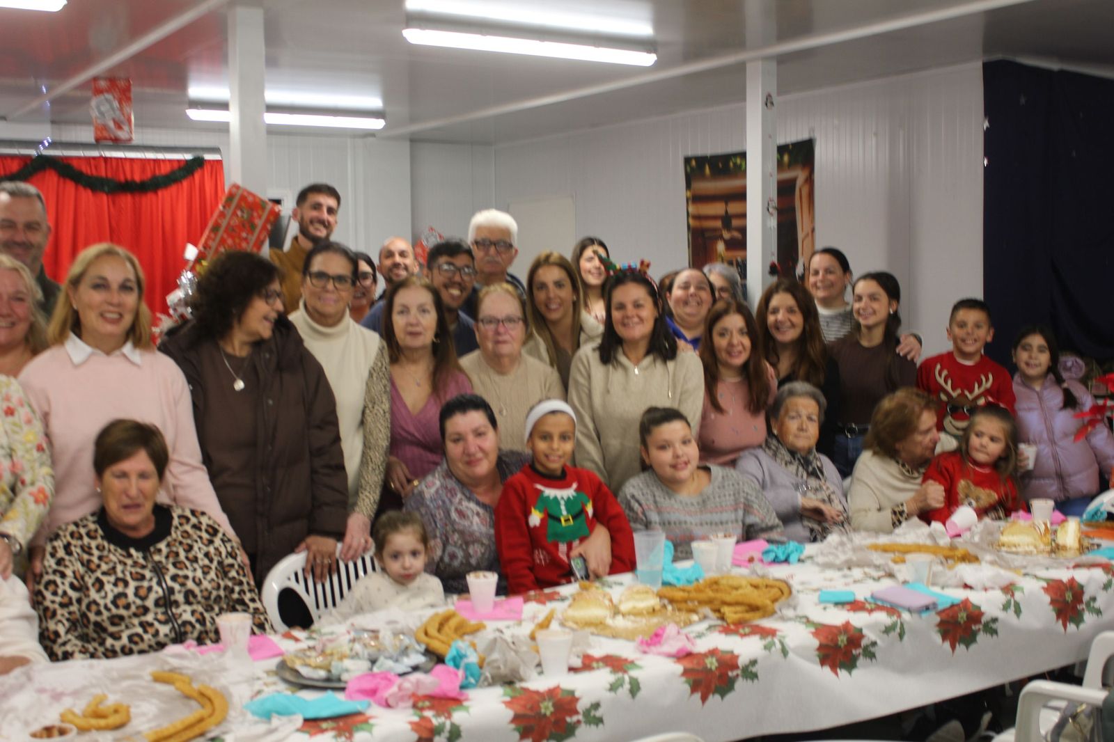 Una chocolatada especial en Juan XXIII