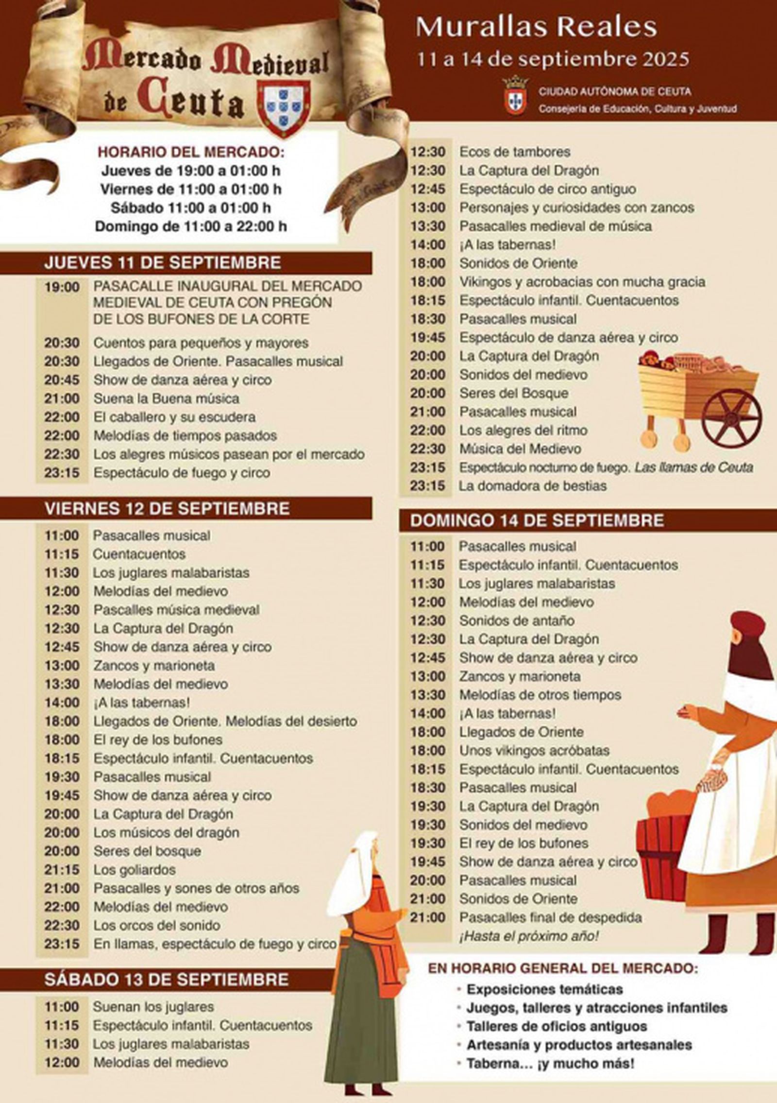 Cartel del Mercado Medieval 2025. / FOTO CEDIDA