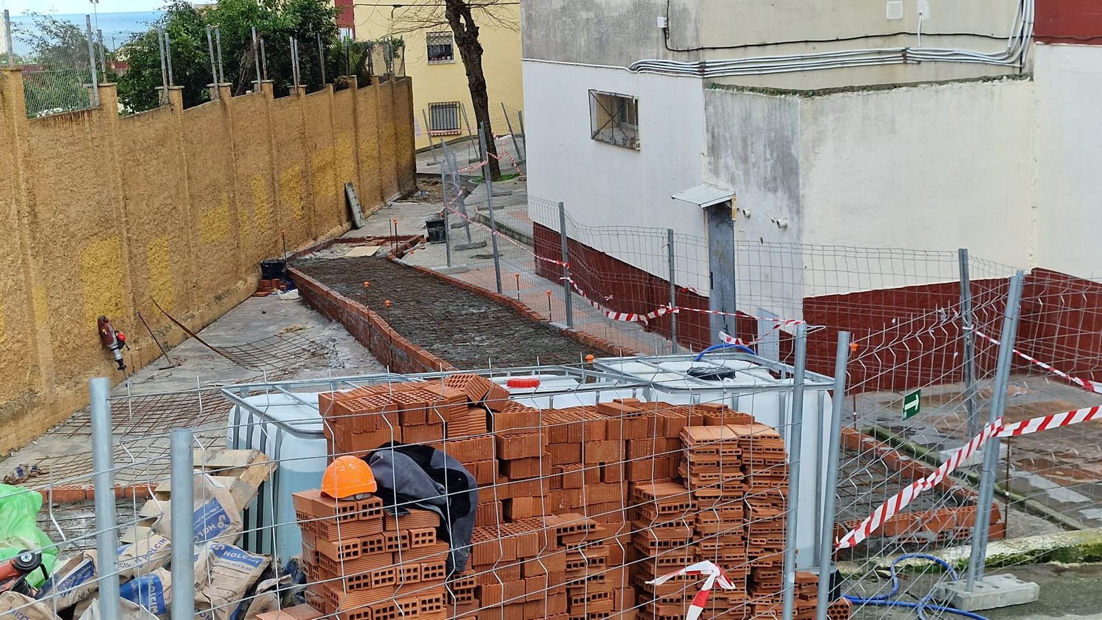 Imagen de las mejoras de accesibilidad que se están llevando a cabo en la fase 2 del polígono