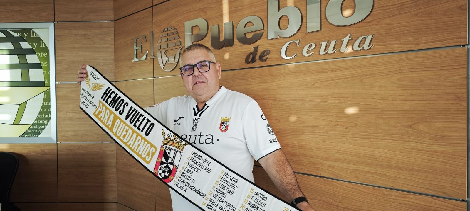 José Manuel Muñoz León, símbolo de todos esos jugadores nº12 que sostuvieron al Ceuta en su peor momento.