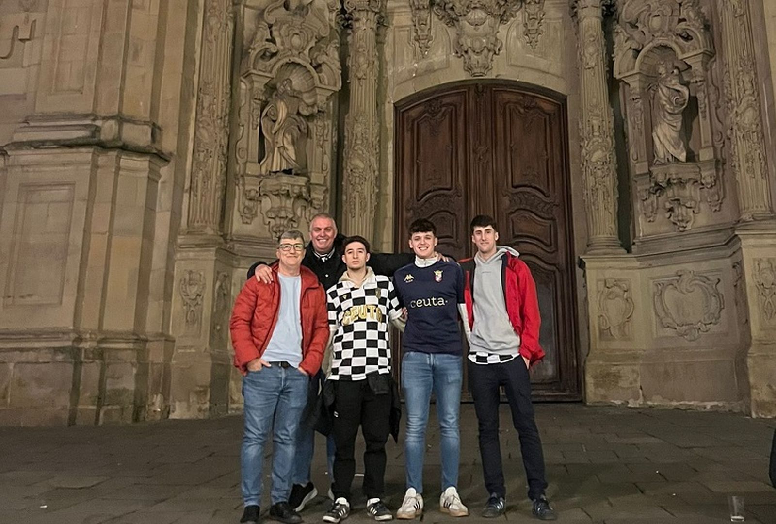 Aficionados ceutíes en San Sebastián