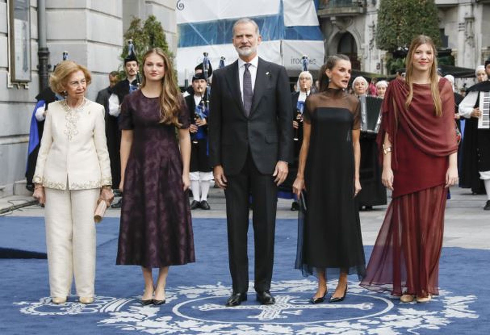 La Familia Real, en la entrega del pasado año