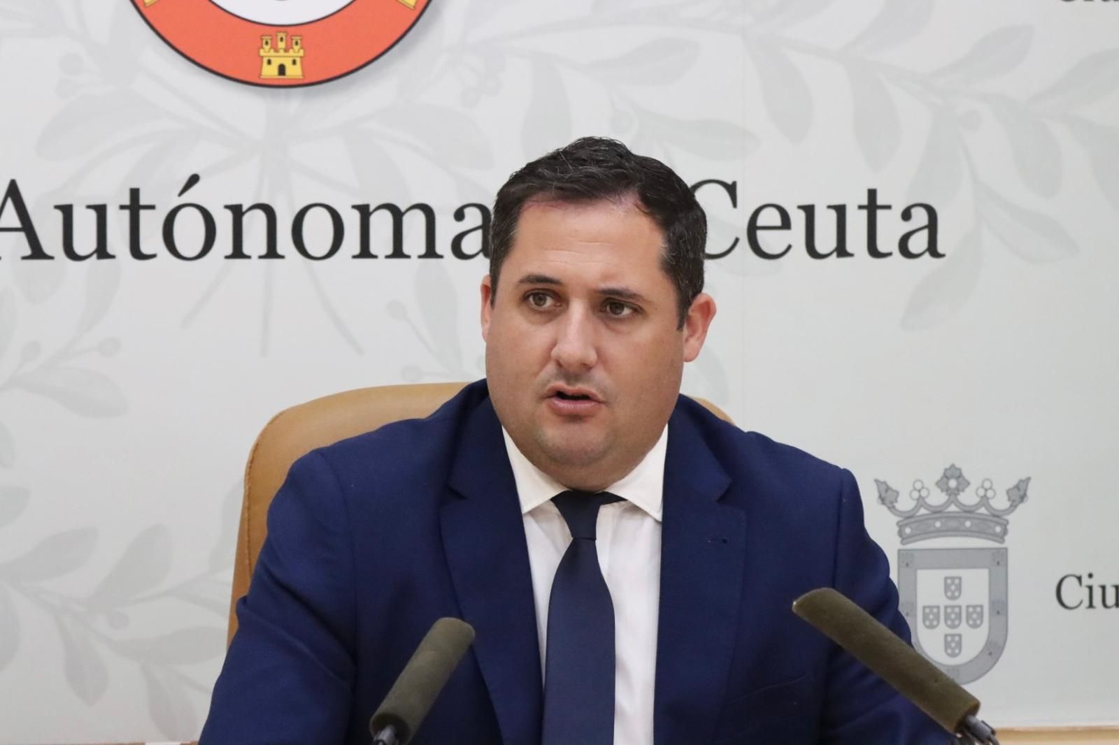 El portavoz del Gobierno de Ceuta, Alejandro Ramírez