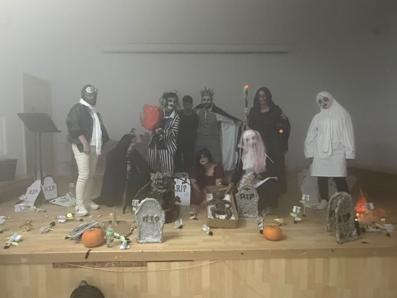 El García Lorca celebra el "Mochiween": una semana de miedo, tradición y mucha diversión