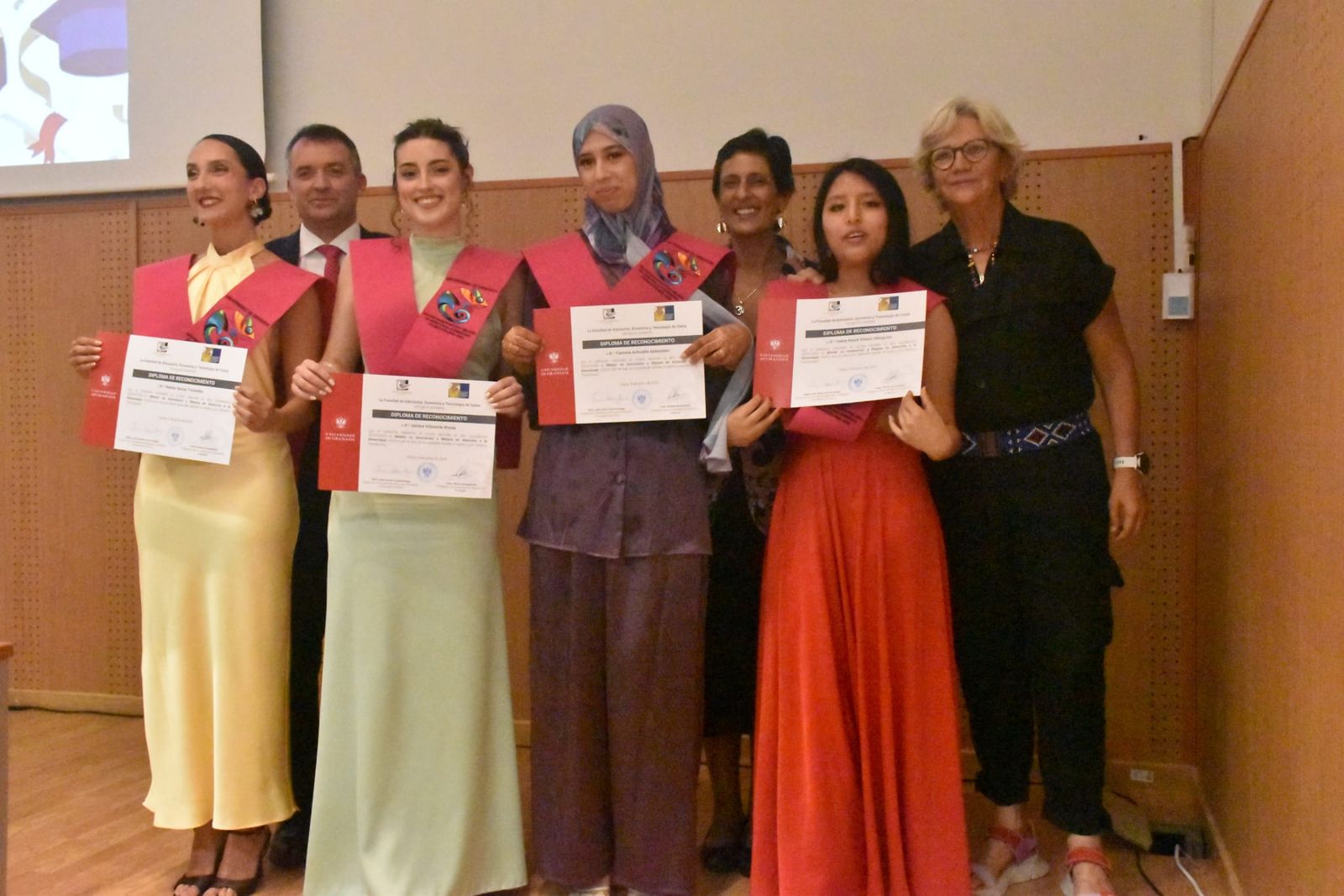 Graduación en el Campus de los posgrados de la Universidad de Granada en Ceuta
