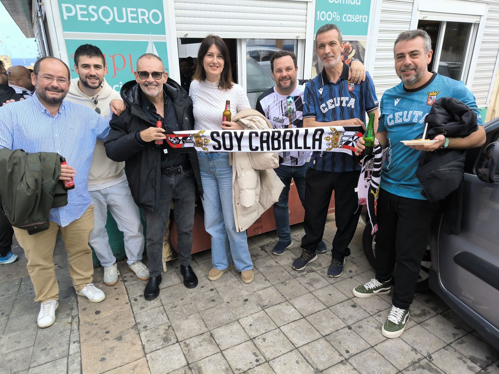 FOTOGALERÍA | Así vio Nicol's a los caballas durante la previa al partido de la AD Ceuta y el Leganés