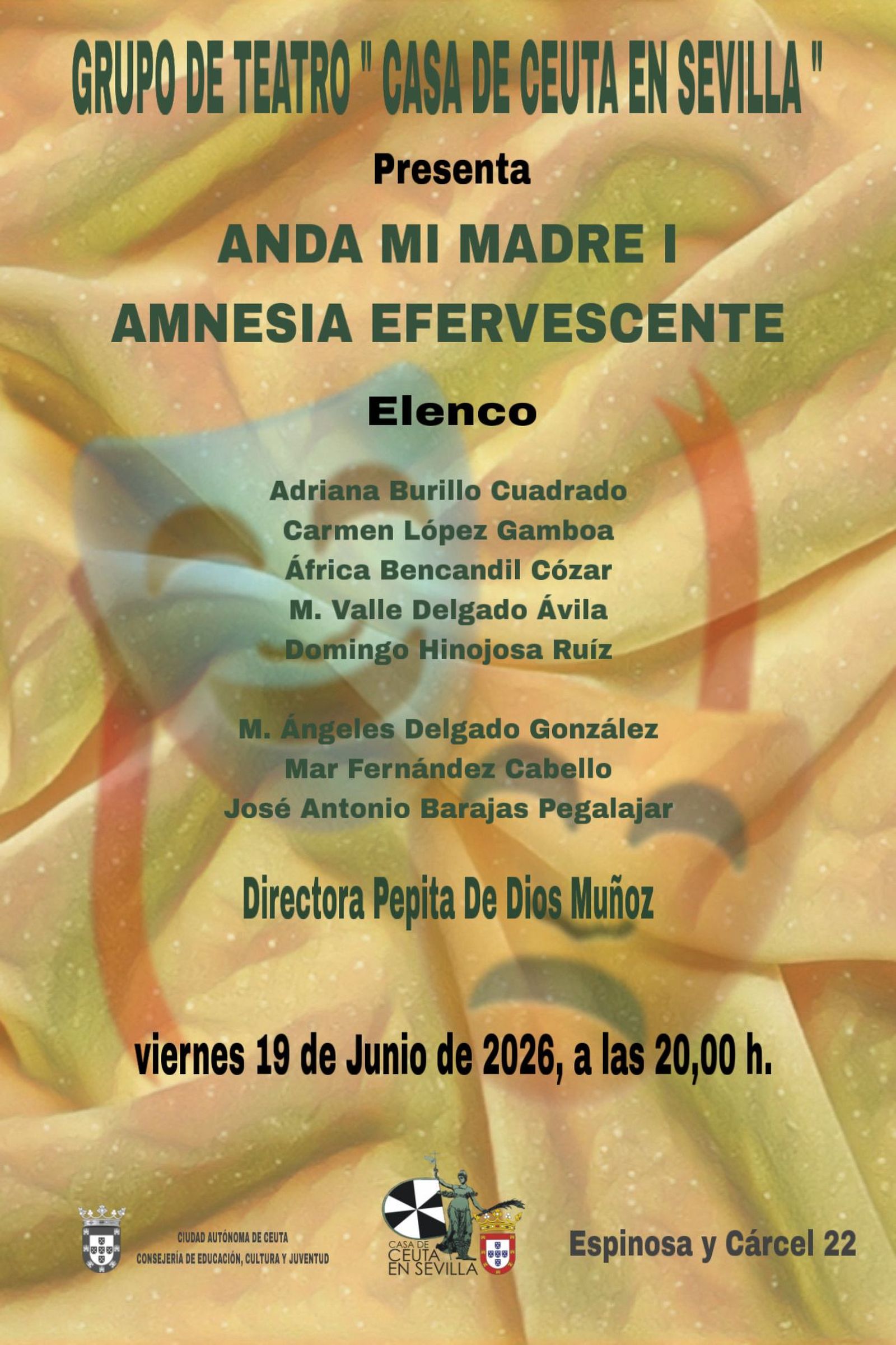 La Casa de Ceuta en Sevilla cierra su temporada teatral con un lleno absoluto