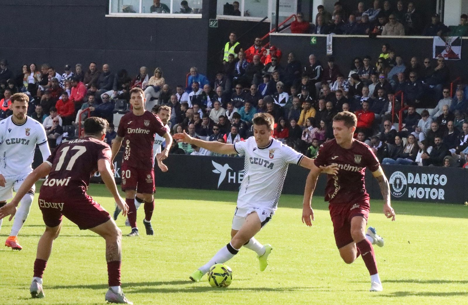 FOTOGALERÍA | El intenso encuentro entre la AD Ceuta y el Leganés en el Alfonso Murube