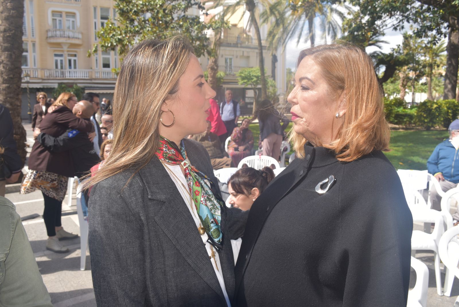Acto del PP por el Día de Europa en la Plaza de África, con la presencia de su presidente nacional, Alberto Núñez Feijóo
