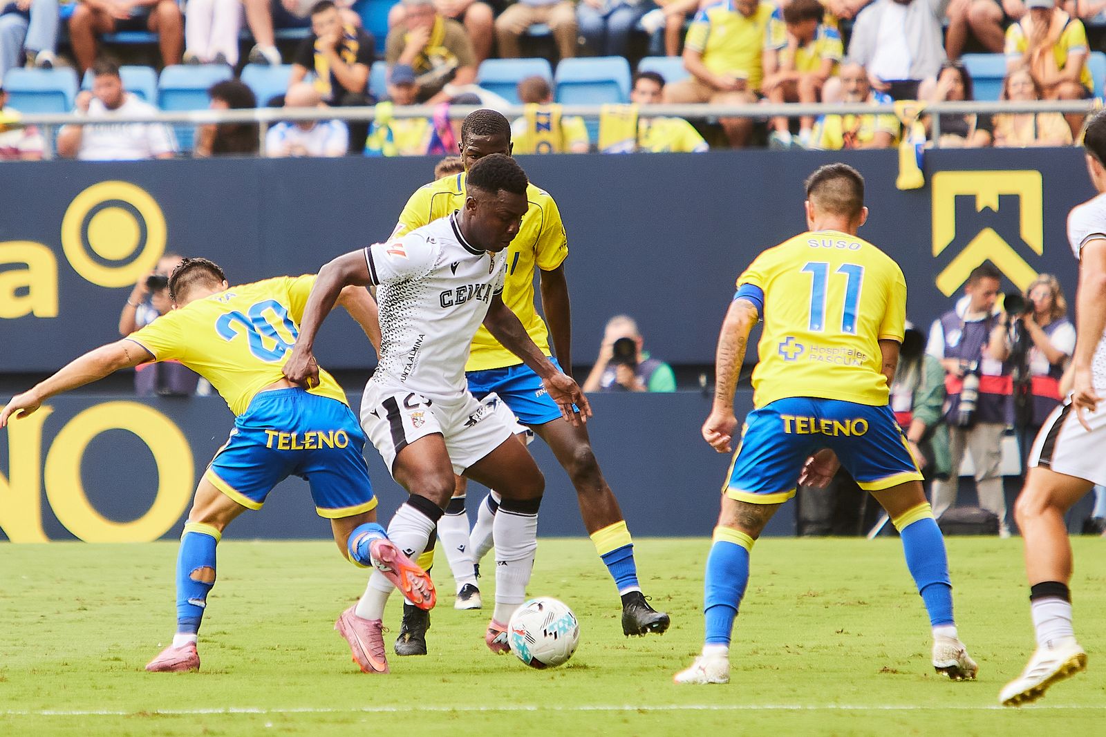 Koné, en un partido de la pasada temporada