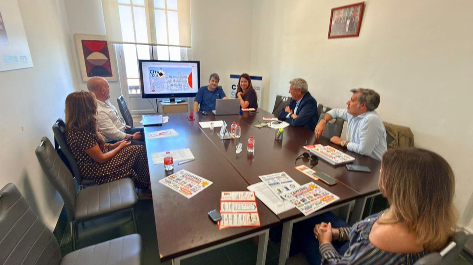 Un momento de la reunión