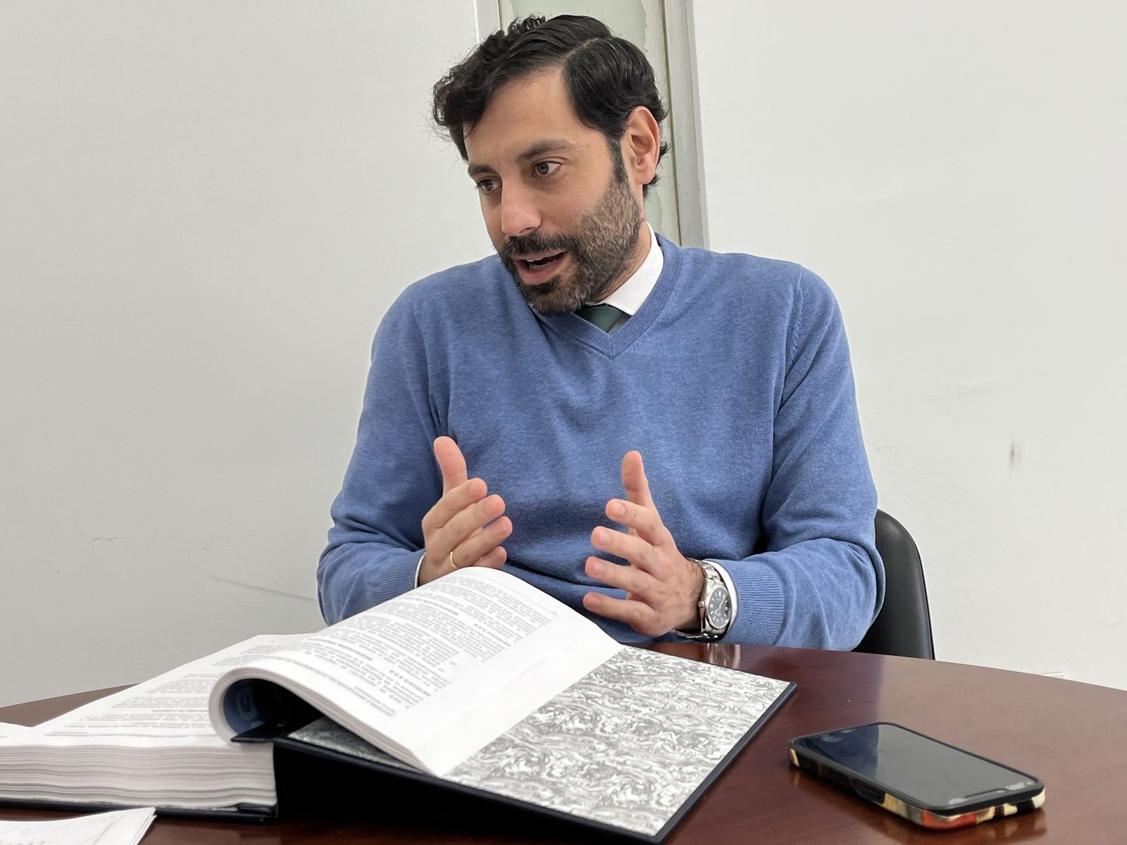 El consejero de Urbanismo y Transportes, Rafael Martínez Peñalver