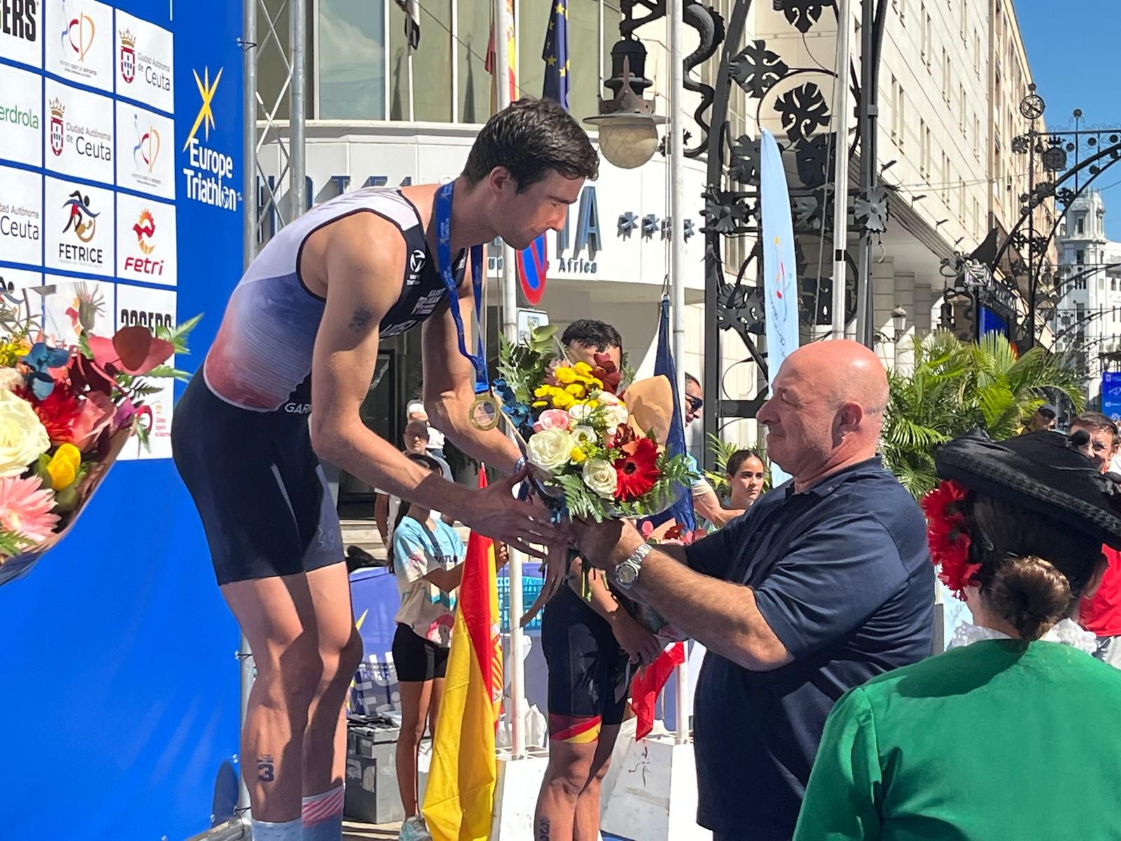 Suenan los himnos de España y Francia en la 'Copa de Europa' de Triatlón