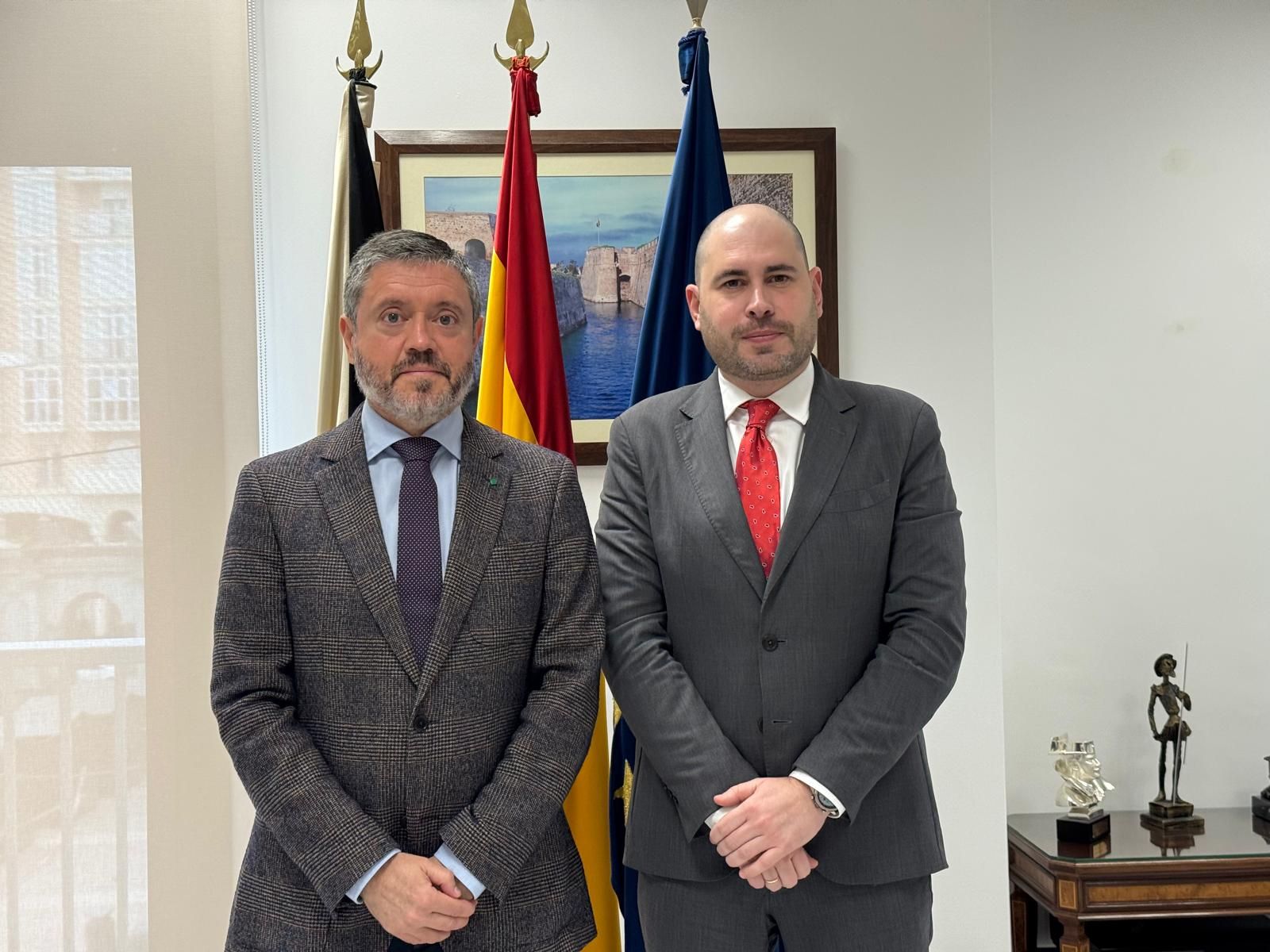 Juan Manuel Doncel (izqda.)  y Miguel Ángel Pérez Triano