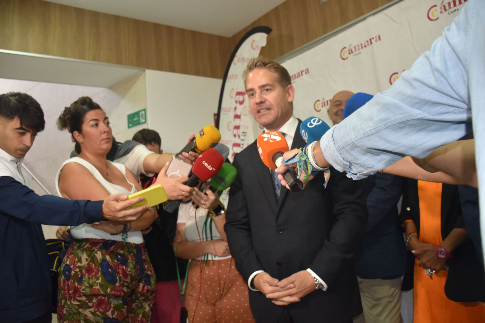 Bulaix durante su comparecencia ante los medios