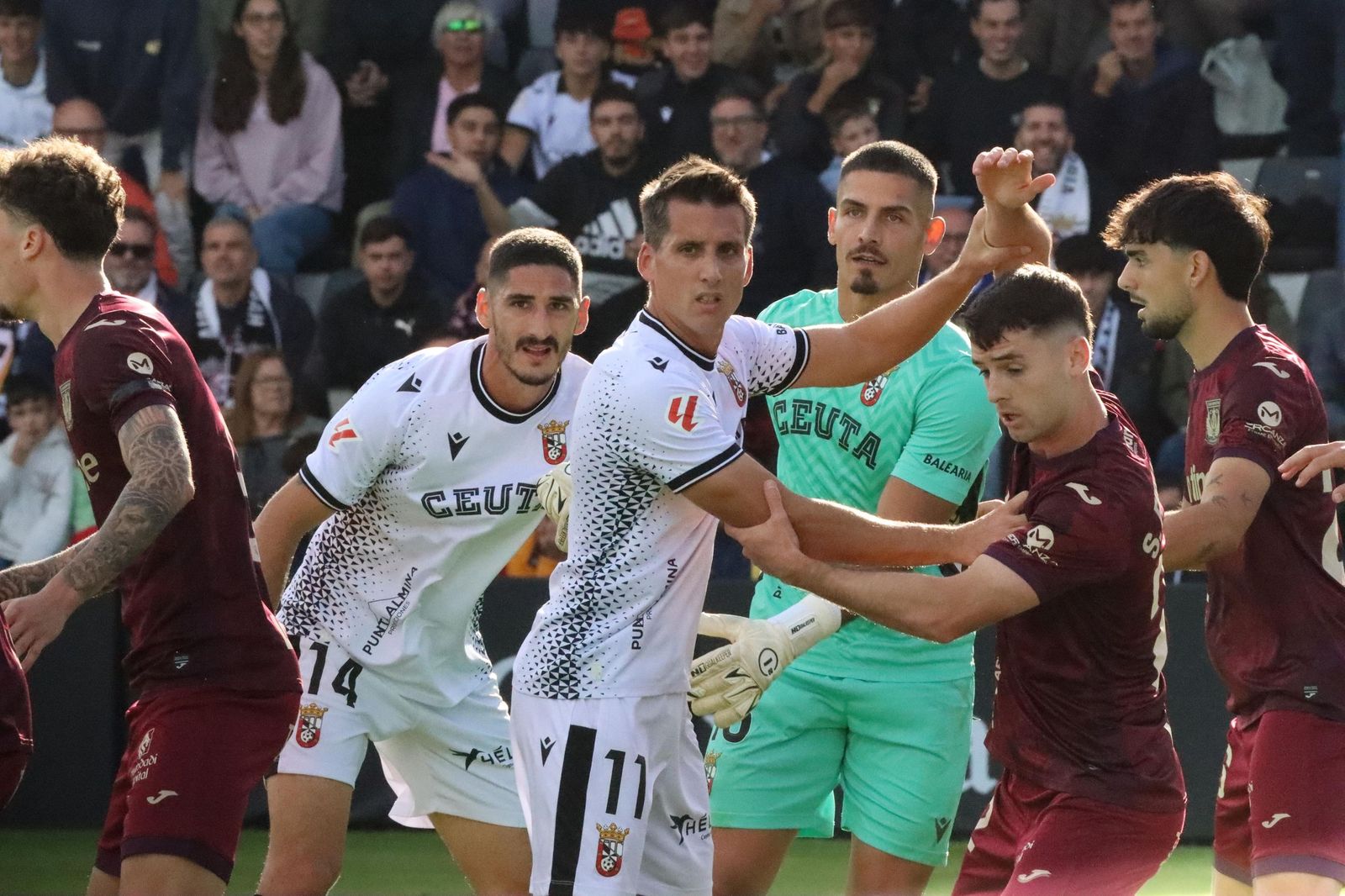 FOTOGALERÍA | El intenso encuentro entre la AD Ceuta y el Leganés en el Alfonso Murube