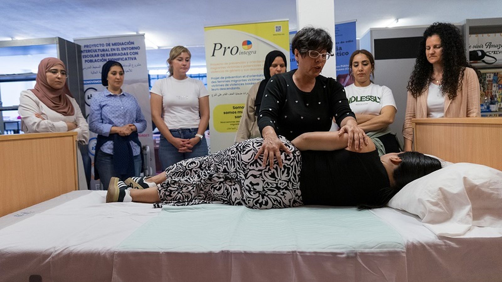 Alumnas de los cursos de Márgenes y Vínculos. / FOTO CEDIDA