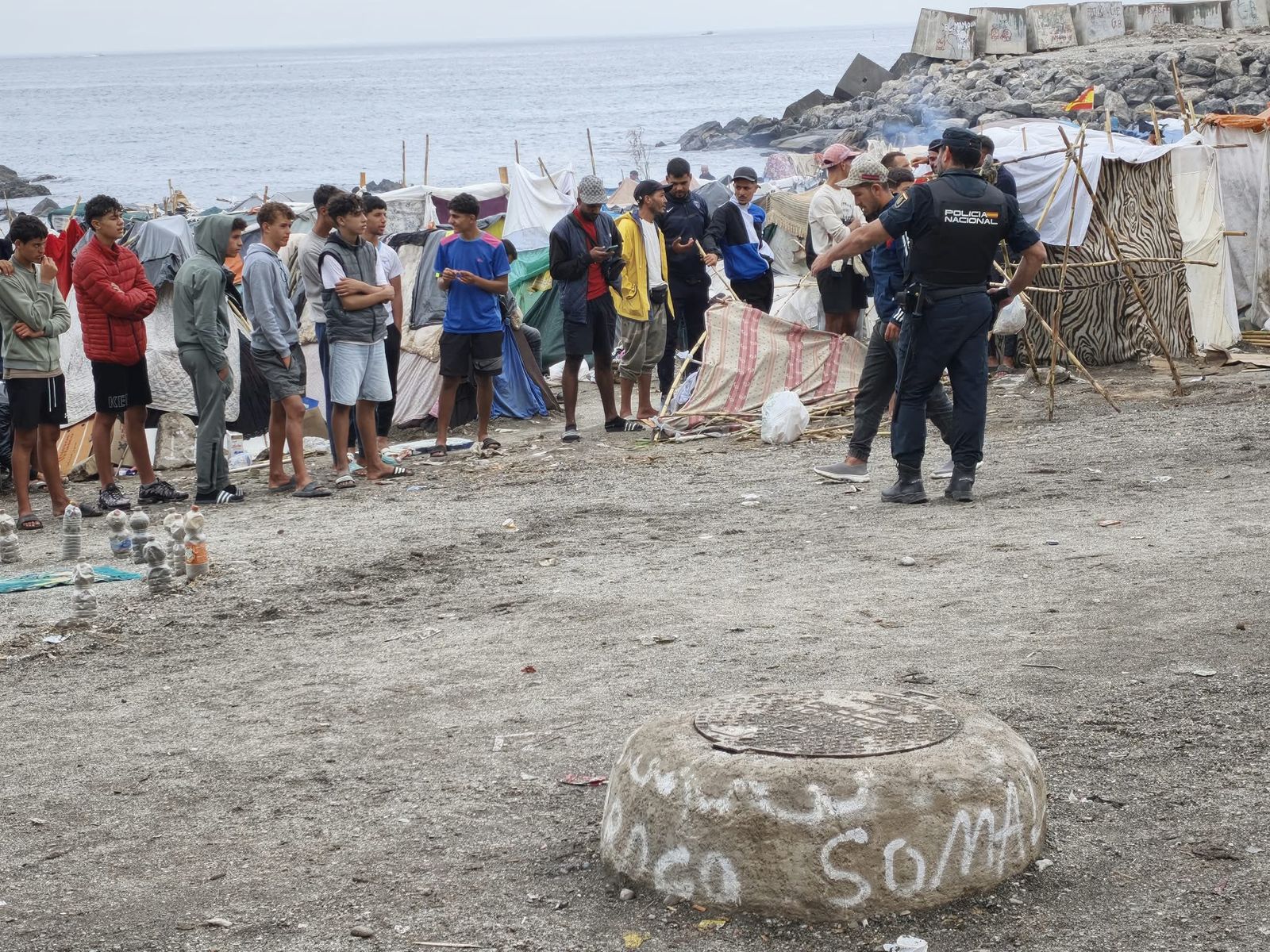 Menores migrantes alzan la voz en el Trampolín y reclaman protección