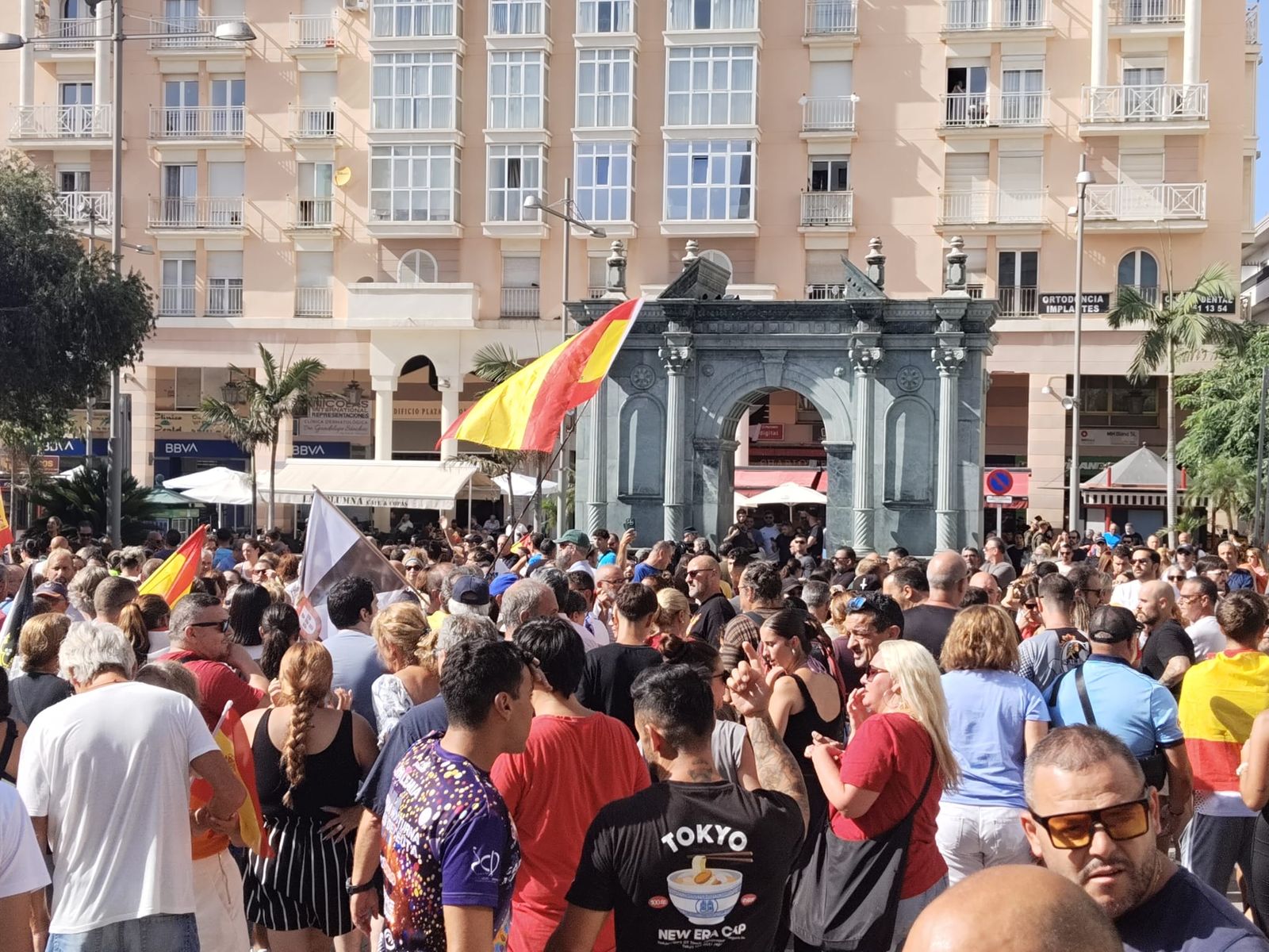 Concentración en la Plaza de los Reyes