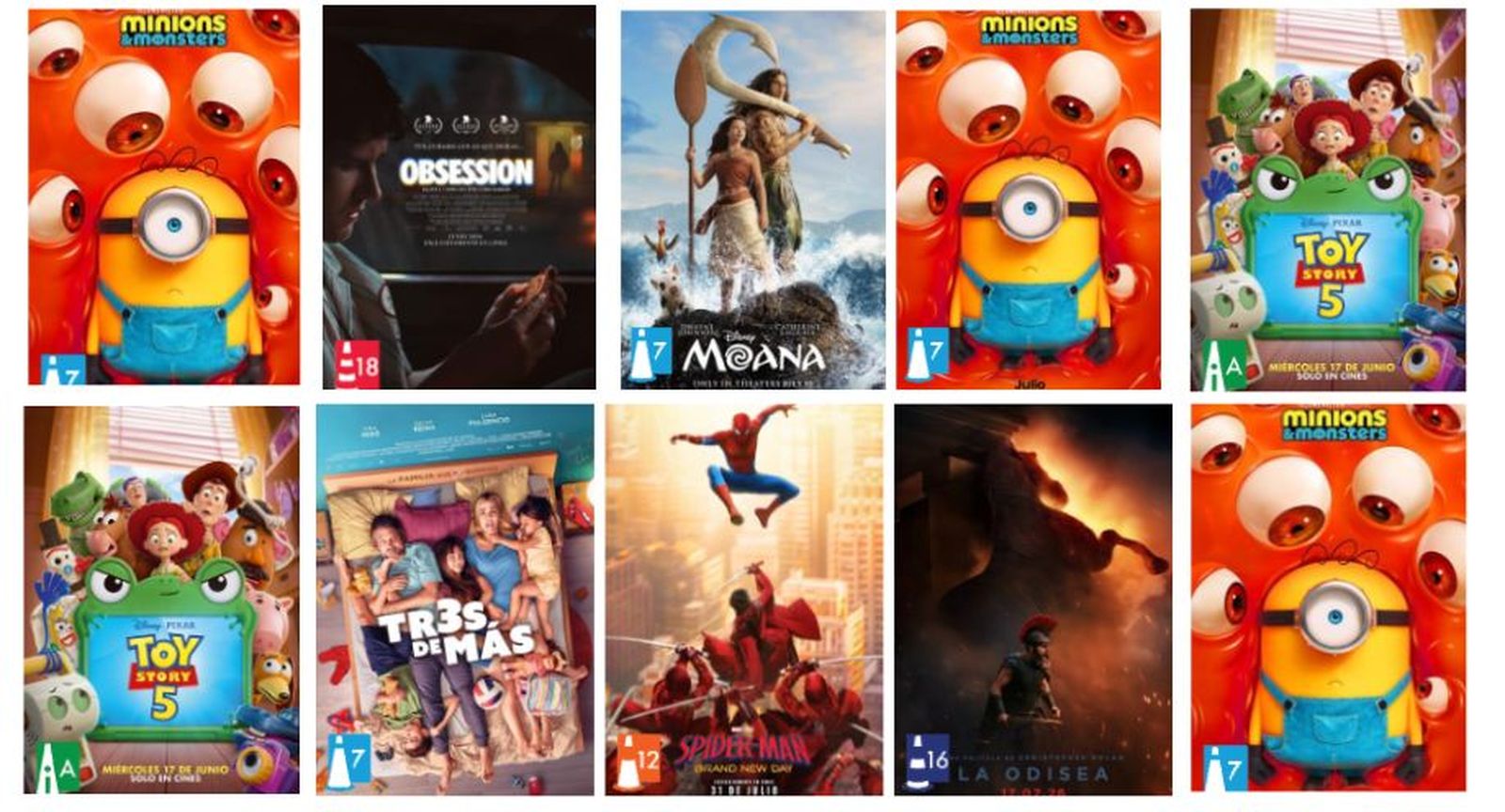 Cartelera Cines Marina este fin de semana