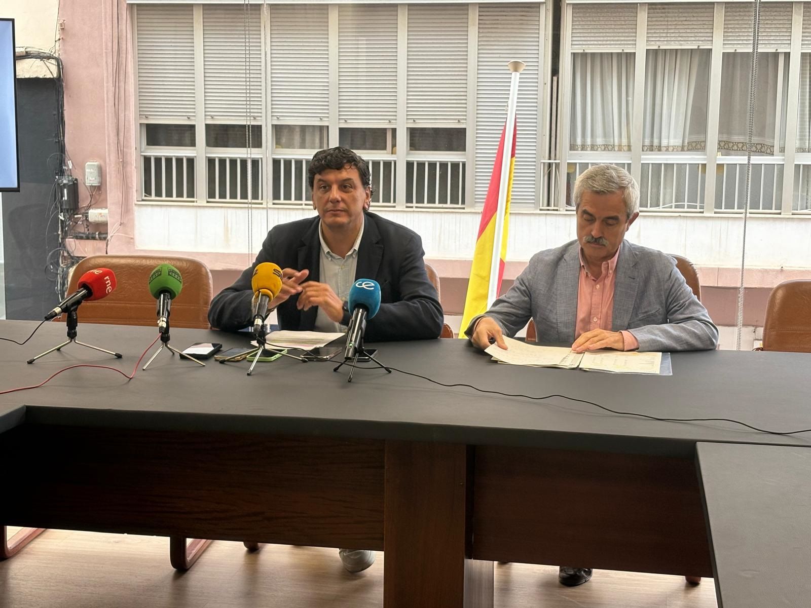 Mollinedo y Gil durante la rueda de prensa este jueves