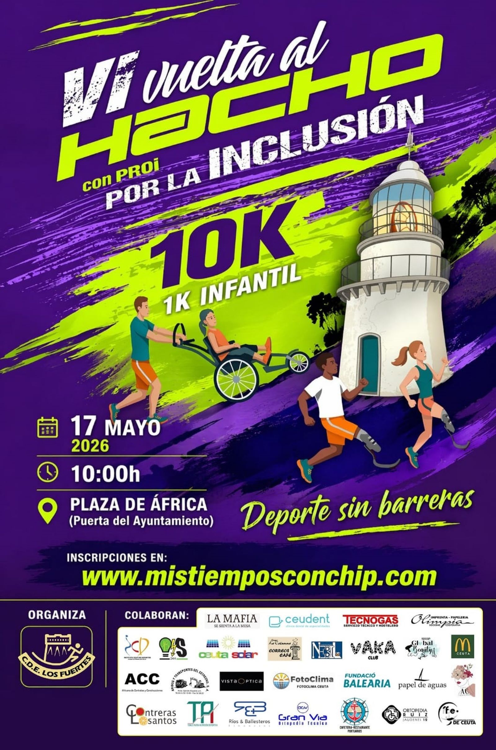 Cartel anunciador de la VI Vuelta al Hacho