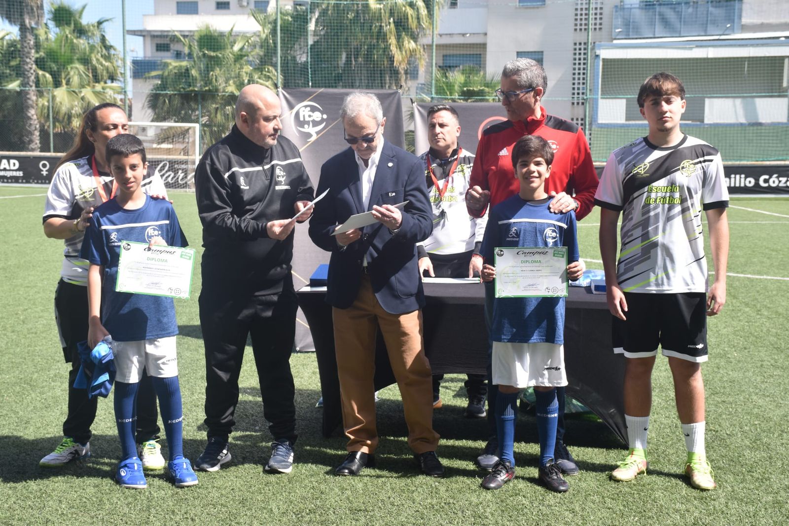Entrega de diplomas Campus de Fútbol