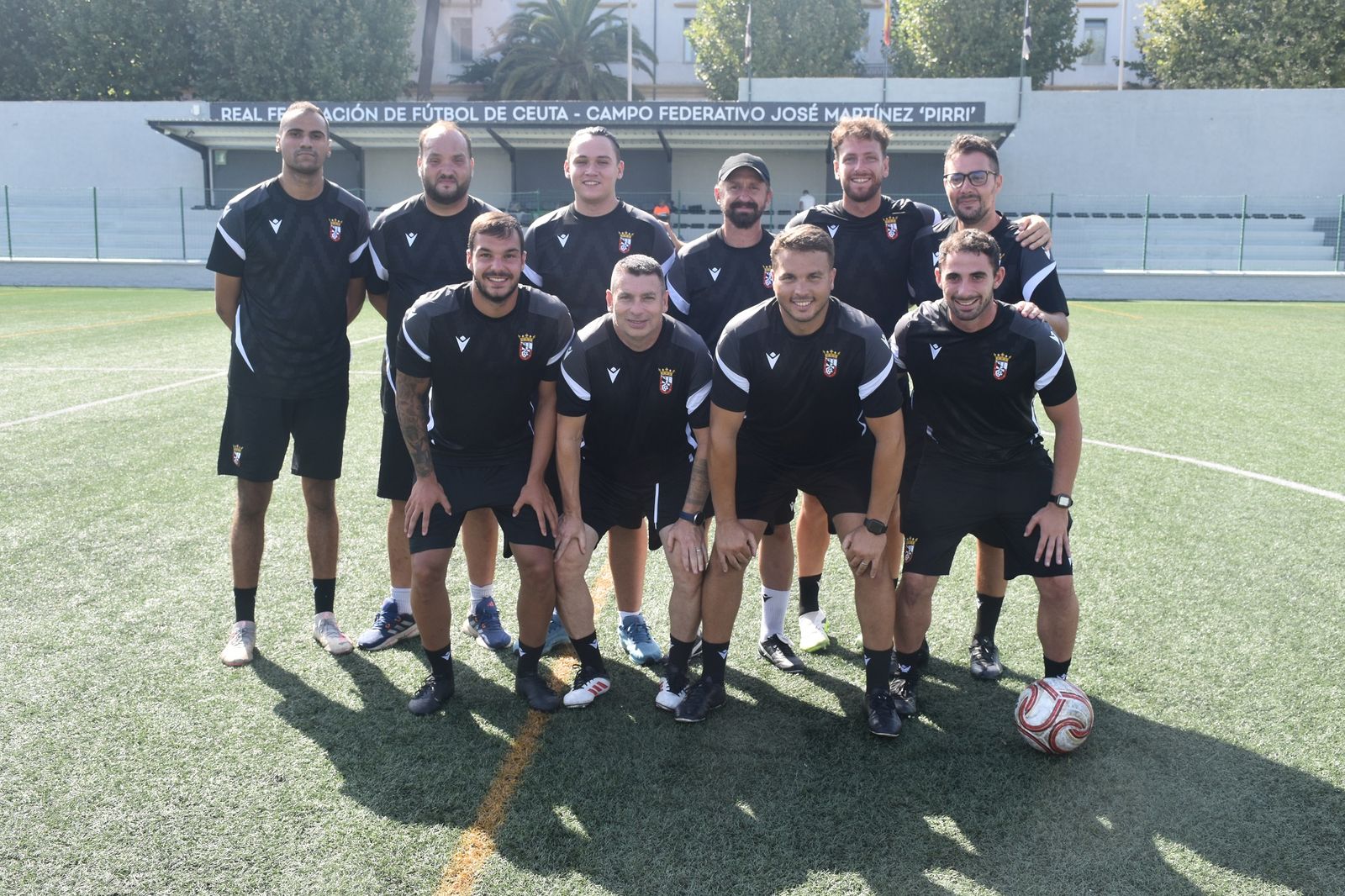 Entrenamiento del filial de la AD Ceuta