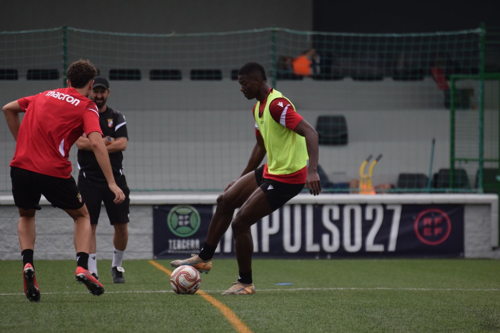 Entrenamiento del filial de la AD Ceuta