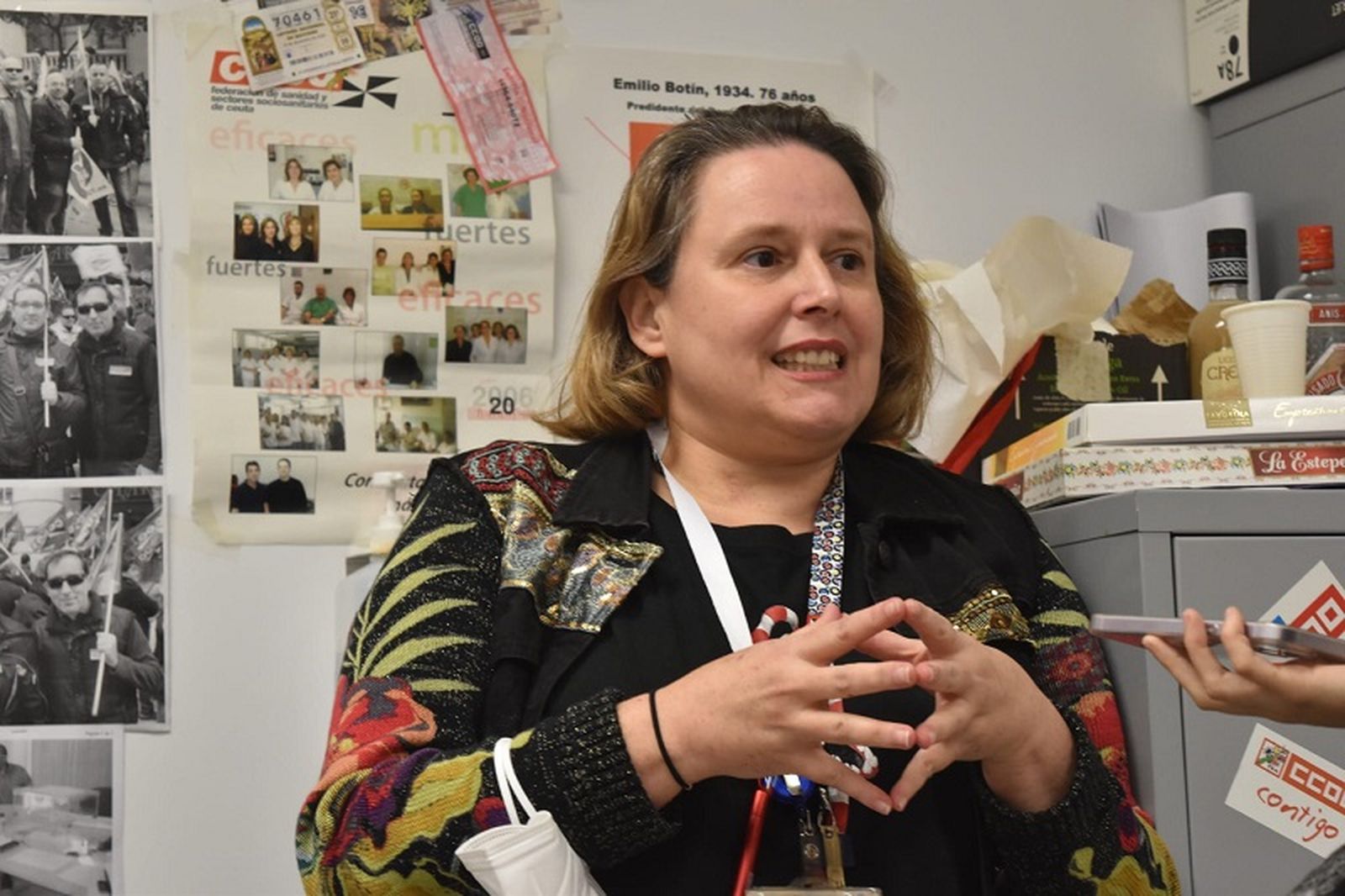 Secretaria general de Sanidad en CCOO, Carolina Gallego. / FOTO E.P.