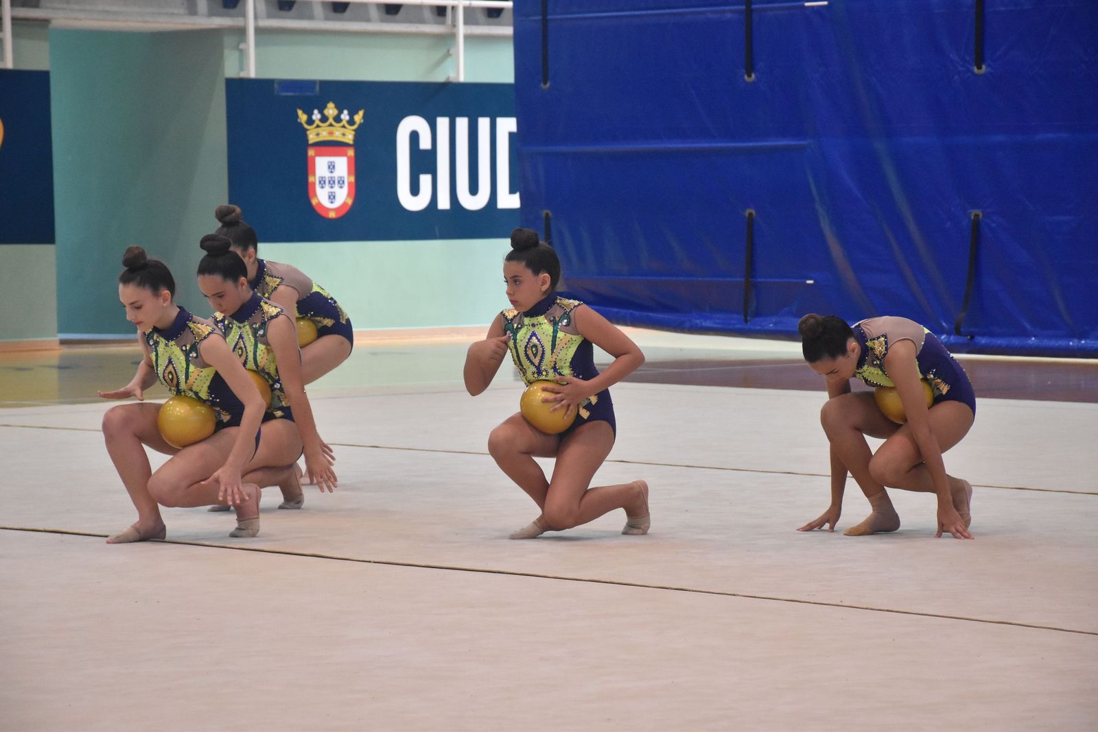 Exhibición de Gimnasia Rítmica