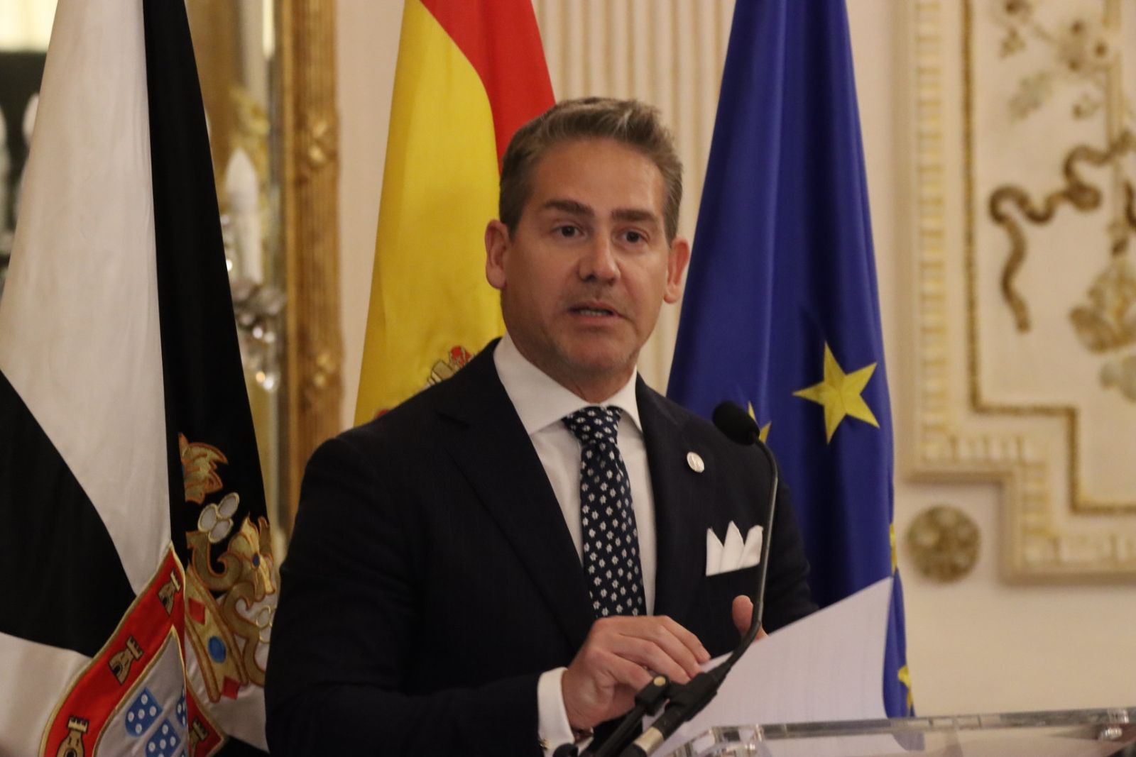 El presidente de la Cámara de Comercio de Ceuta, Karim Bulaix