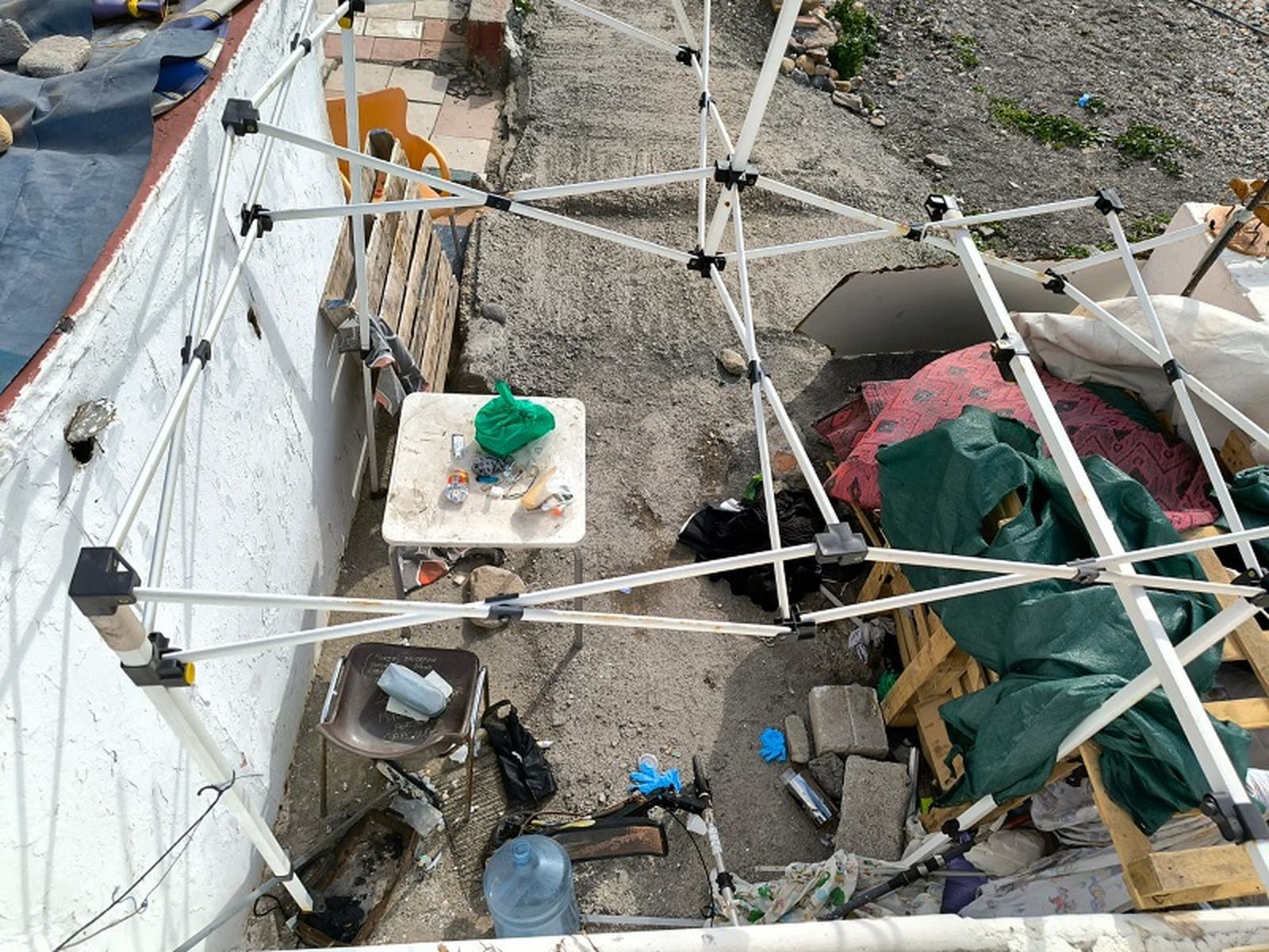 El lugar próximo a la Iglesia de Nuestra Señora del Carmen donde vivía Abdeselam. / FOTO NICOL’S