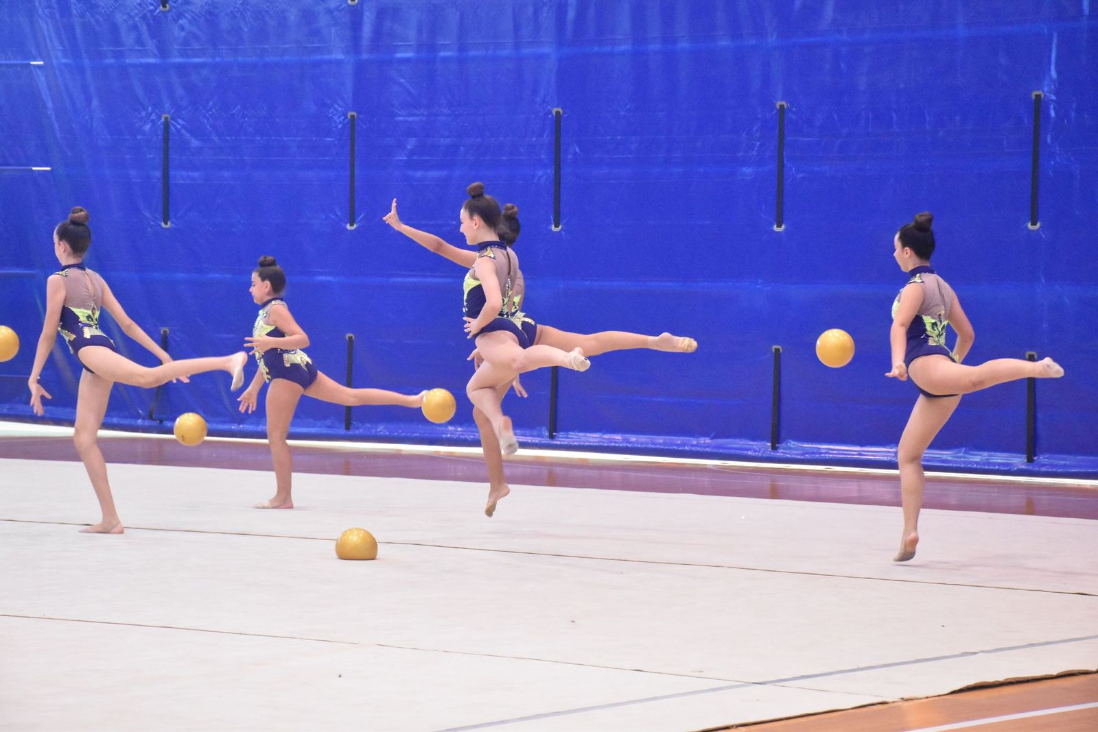 Exhibición de Gimnasia Rítmica