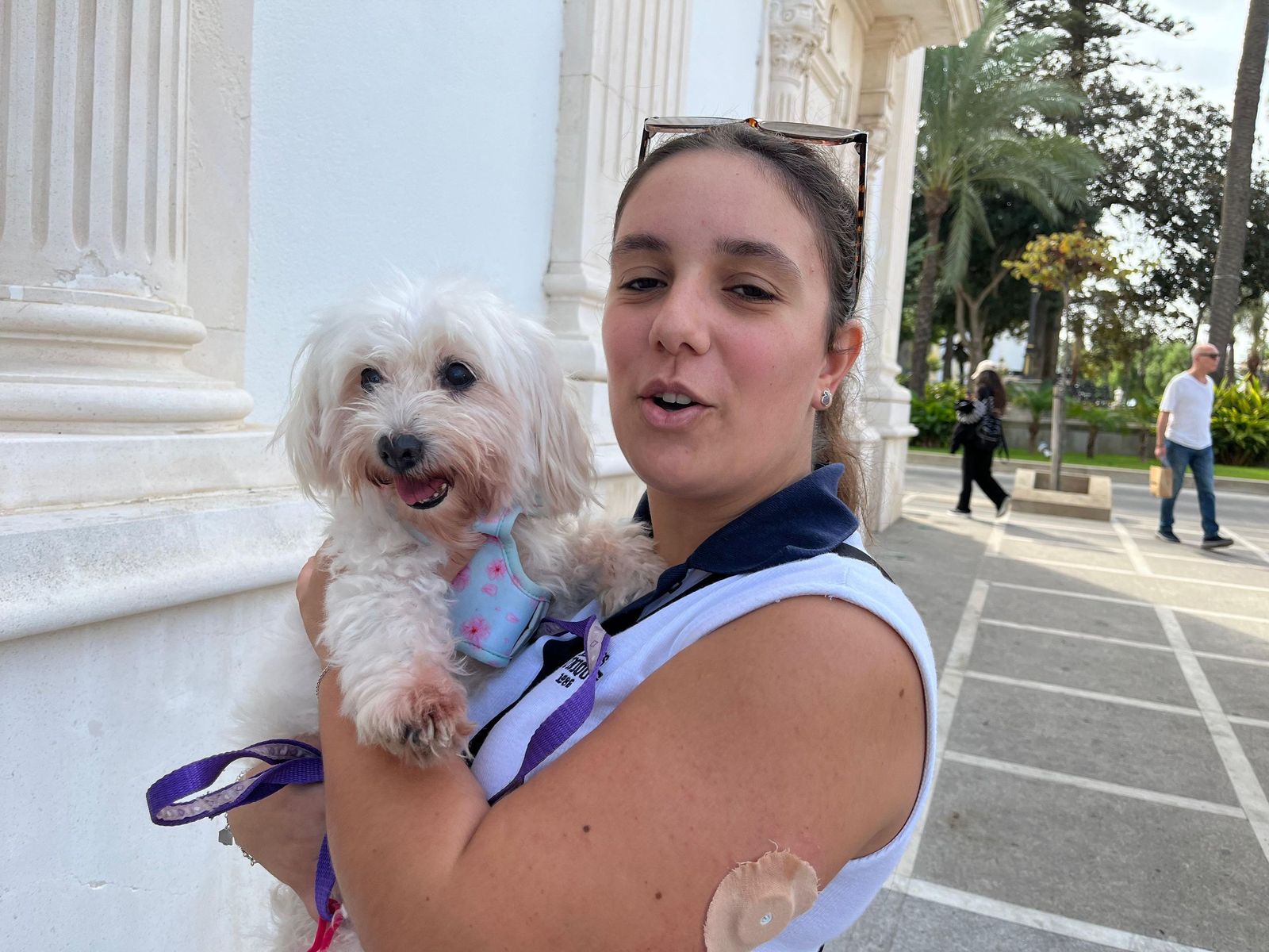 El vicario bendice a los animales de Ceuta por San Daniel