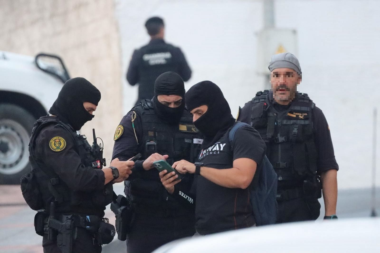 Amplio dispositivo de la Guardia Civil en Cortadura del Valle