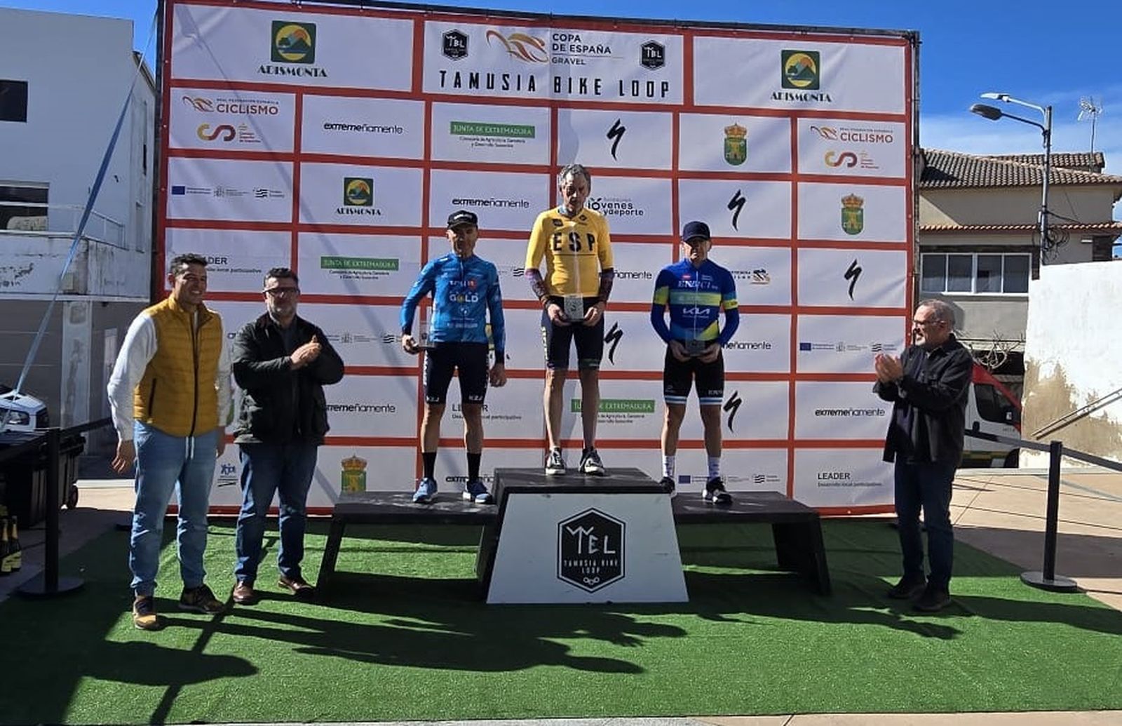 Barredo, en lo más alto del podium