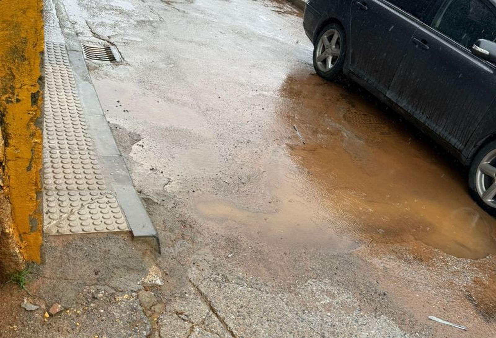 Imagen de las inundaciones facilitadas por los vecinos.