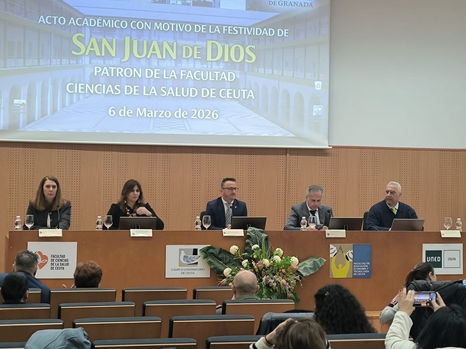 Acto académico por el Patrón de Enfermería