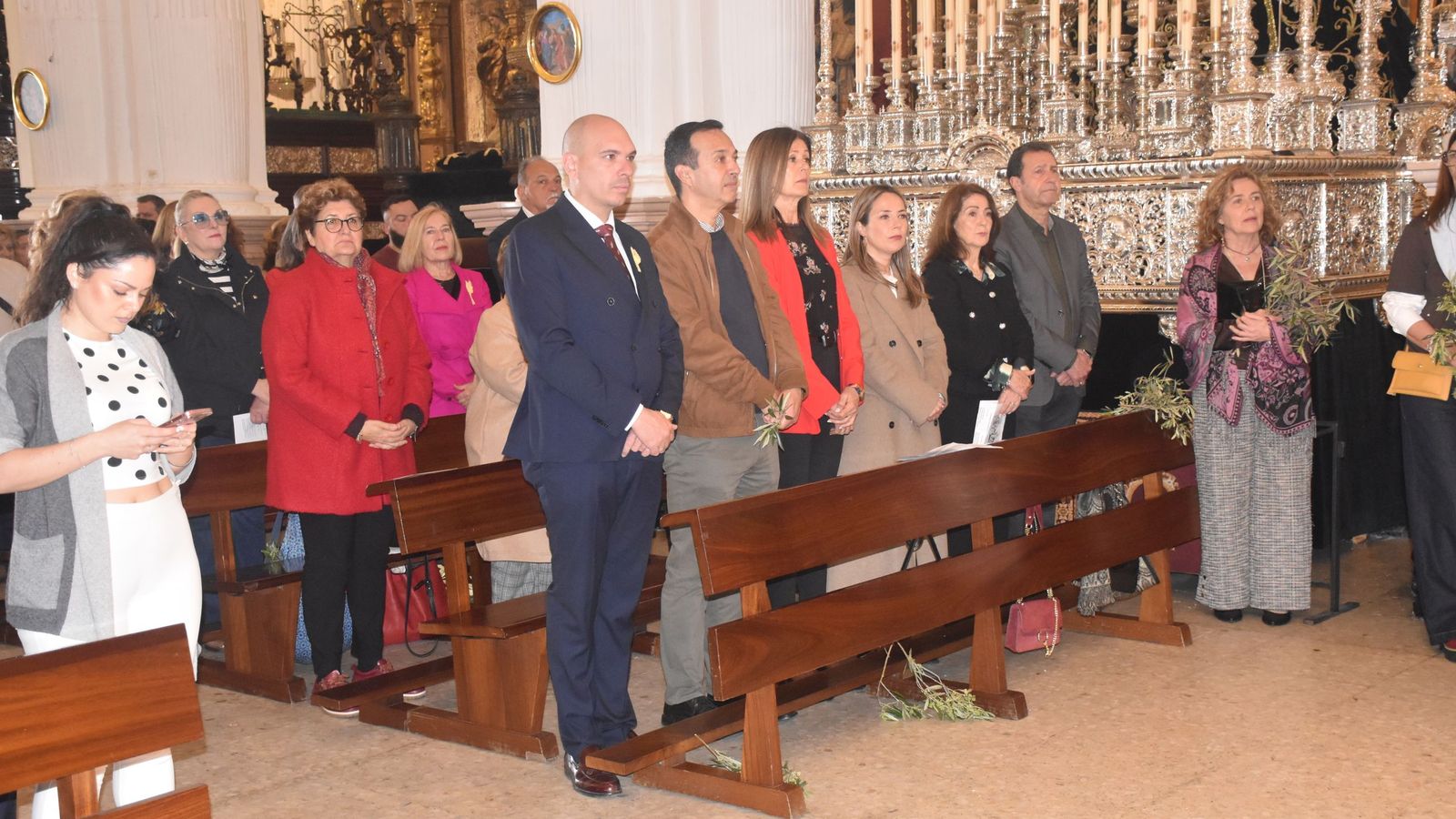 Procesión y bendición de las palmas y misa en el Santuario de África por el Domingo de Ramos
