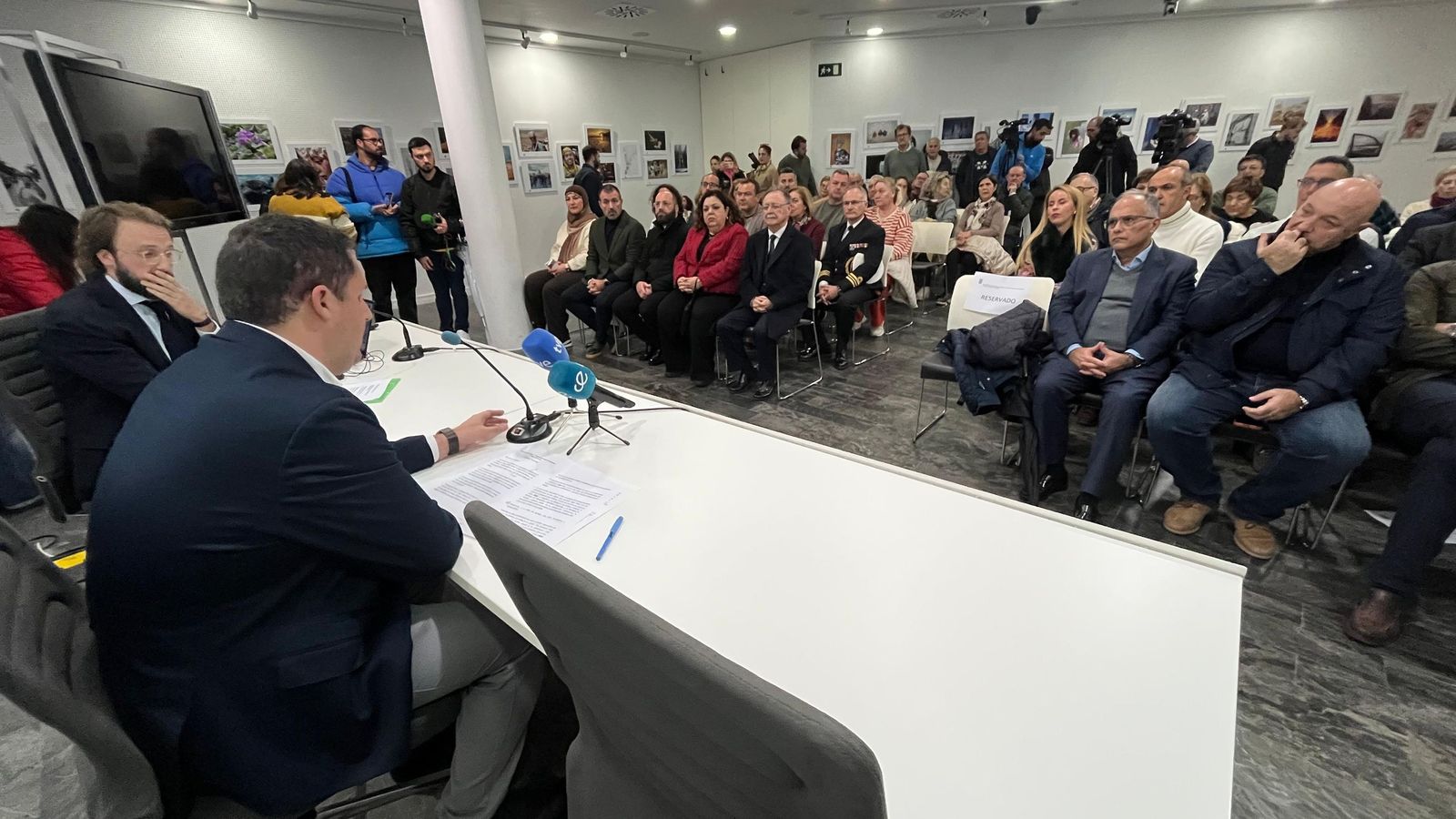 El consejero Ramírez durante la pressentación del proyecto