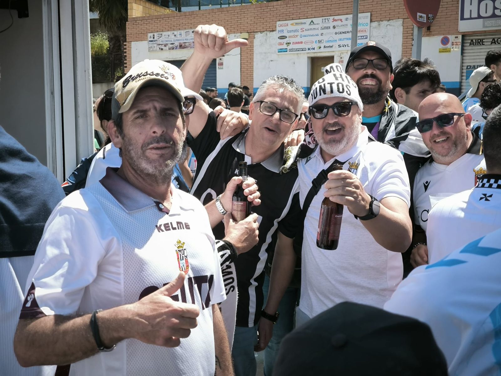 Ambiente en la previa del partido