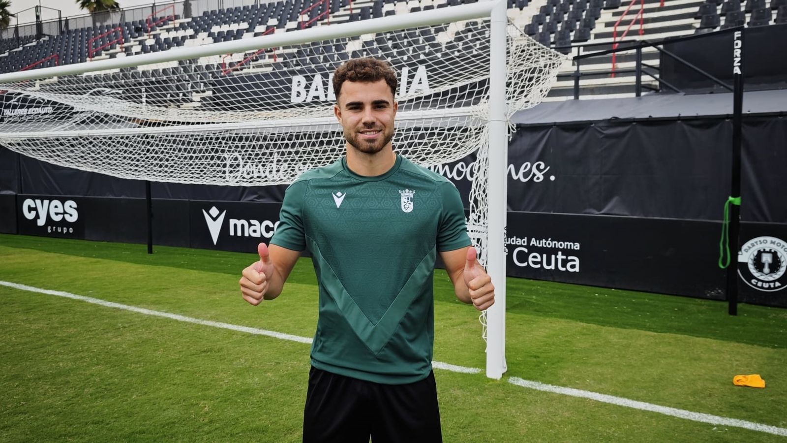 Marcos Fernández, lleva tres goles en cinco partidos disputados con la AD Ceuta FC