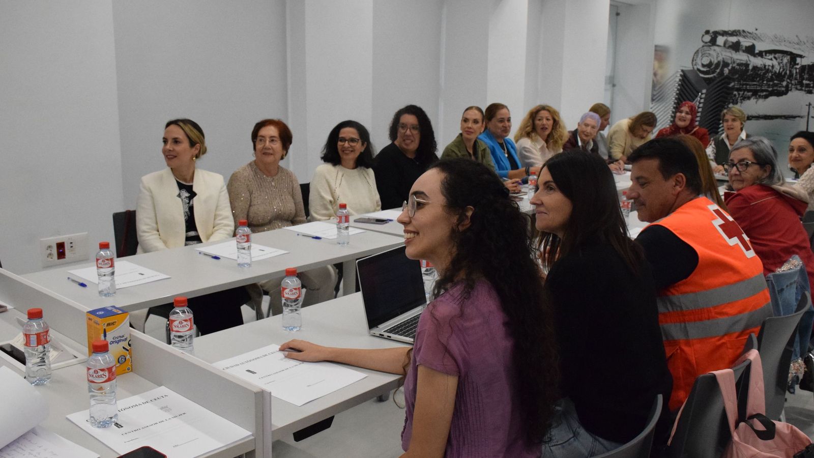 Un momento del encuentro