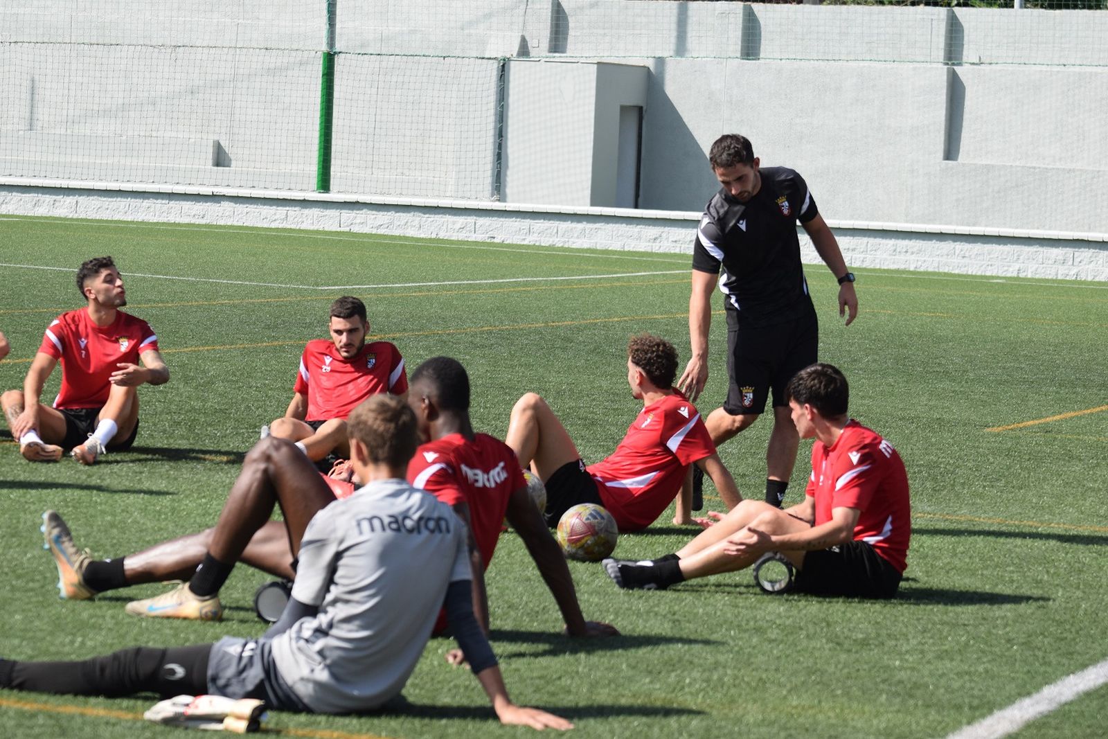 Entrenamiento del filial de la AD Ceuta