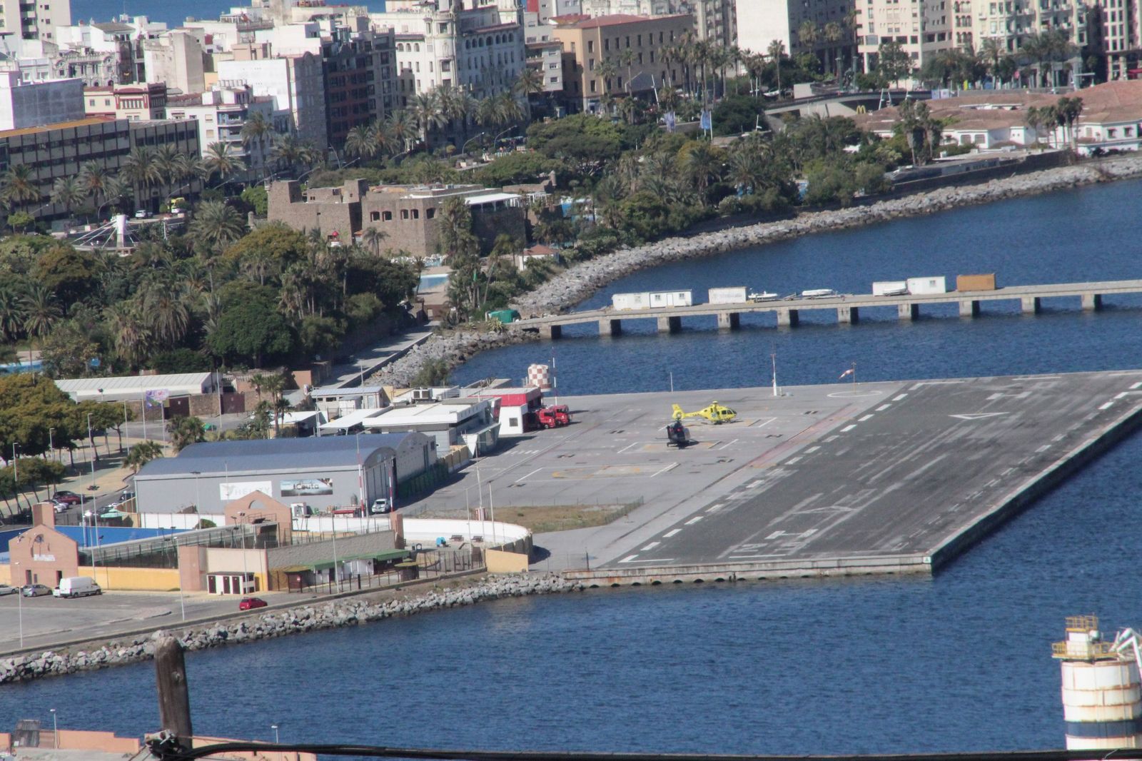 Aena impulsa una reforma integral del helipuerto de Ceuta con una inversión de casi 4 millones