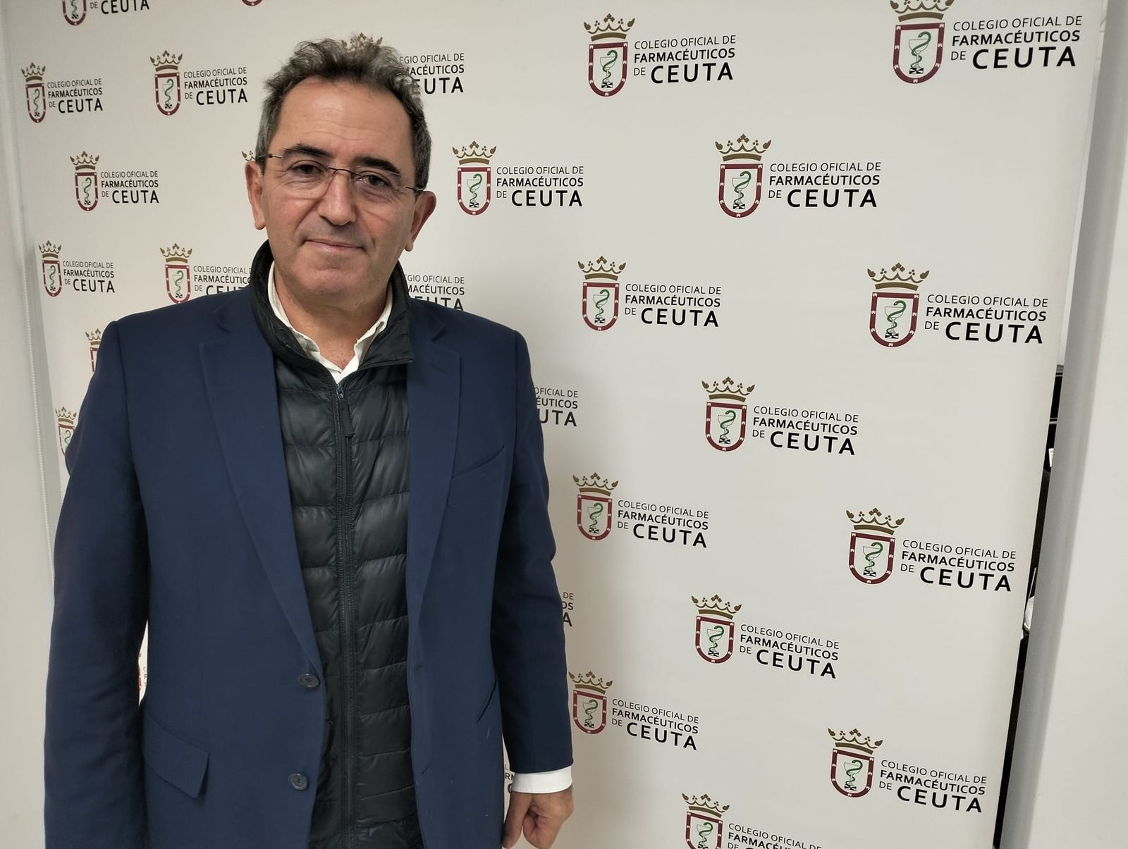 Mario de Miguel, en la sede del Colegio de Farmacéuticos