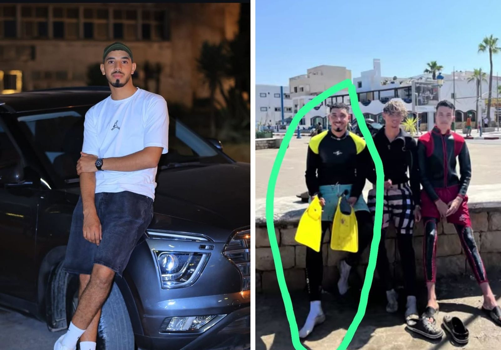 Imágenes de Chouaib Mahir, de 22 años